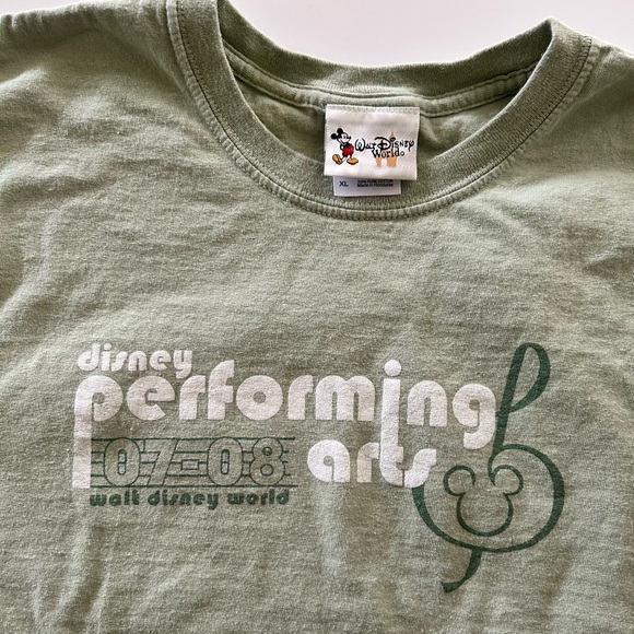 Vintage Green Disney Performing Arts Walt Disney World Size XL - Picture 2 of 6